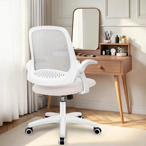 Ergonomic Mesh Office Chair With Lumbar Support And Adjustable Height For Gaming And Work Breathable Backrest in home office
