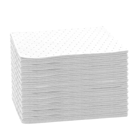 Stack of Oil Absorbent Pads 10 x 13 Inch Sheets For Garage And Workshop, Waterproof Anti Slip for Oil Changes, 100 Count
