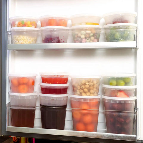 60 Pack Heavy Duty Plastic Deli Containers With Snap Secure Airtight Lids, Disposable Meal Prep Storage For Daily Grind And Streamlined Organization, Keep Food Fresh With Zero Drama