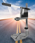 Vertical Drill Stand For Hand Drills Adjustable Drill Press Adapter Rock Solid Aluminum Construction Fits 38 To 43 mm Collar