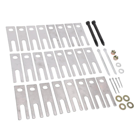 Stainless Steel Trailing Arm Shim Kit For Chevy 1963 1982 Rear Trailing Control Arm Shim Set With Installation Hardware visible