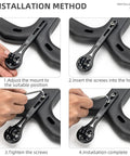 Installation steps for Out Front Bike Computer Dash Mount For Aero Integrated Handlebars Compatible With Garmin Wahoo Bryton