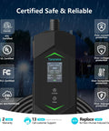 Tesla Level 2 Home EV Charger 40A 240V With NACS Connector and NEMA 14-50 Plug, ETL listed, features and certifications displayed