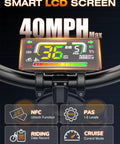 Smart LCD screen on All Terrain Electric Dirt Bike For Adults And Teens With 4500W Peak Motor, 40 MPH Top Speed