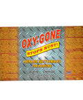 Front view of OXY-GONE rust remover label, 128 oz combo, Quality Chemical brand.