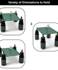 PCB Circuit Board Holder 4 Piece Set Pillar Stands For Soldering Electronics Jewelry And Repair Projects, hands-free angles