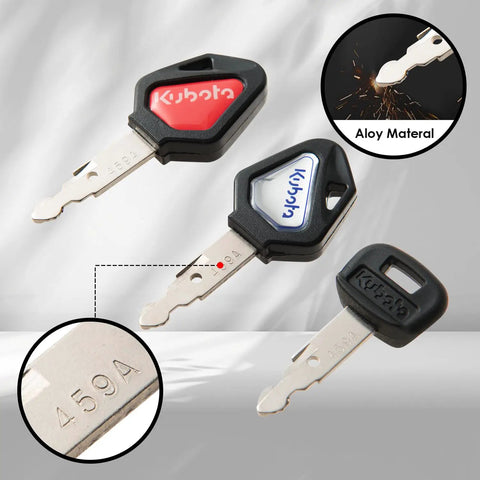 Heavy Equipment Master Pro Grade Key Set For Construction Machinery With 43 Keys For 21 Major Brands Including John Deere Hitachi