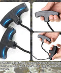 Crossbow Cocking Rope With Dual Handles For Easy Labor Saving Cocking Effort Quick Smooth Pull No Sweat Gear in hand