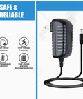 AC Adapter Replacement For Alesis DM6 DM10 Studio Electronic Drum Module Power Supply Cord 100-240V Worldwide Input 4 Ft Cable