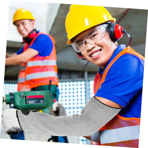 Top Shelf Cut Resistant Arm Sleeves With Thumb Hole Kick Butt Against Sharp Edges And Maintain Cool Breathable Forearm Guards For Mechanics Gardeners Weekend Warriors Stay Protected No Matter How Hard You Hustle