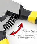 External And Internal Snap Ring Pliers 7 Inch With Internal Spring and High Carbon Steel Head Size 0.07 Inches Close-up View