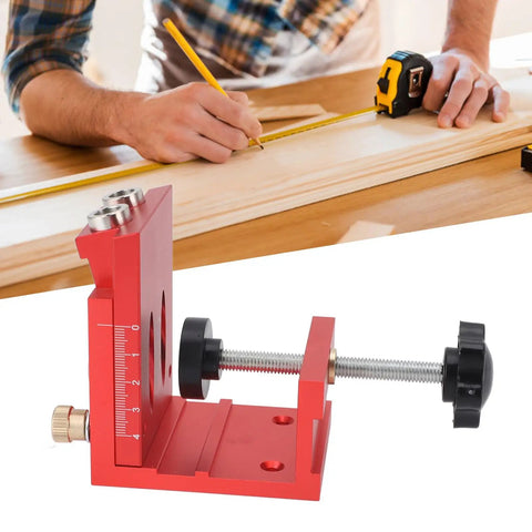 Pocket Hole Jig Kit For Woodworking With Precision Joint Angle Locator and Pro Grade All In One Multifunction Carpentry Positioner.