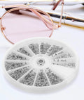 Stainless Steel Miniature Screw Nut Repair Kit For Eyeglasses And Watches With Precision Screwdriver Handy Portable On The Go Repair Set
