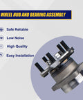 Two Piece Rear Wheel Bearing And Hub Assembly Fits 2008 To 2014 Subaru Impreza Rear 2009 To 2013 Forester Rear 5 Lug