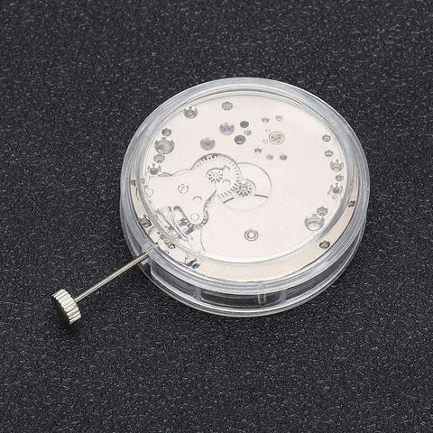 No 6498 Mechanical Watch Movement Automatic Replacement Part with clear casing and visible gears for repair pros gearhead friendly
