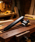 Beefy T Slot Stop Block 80 By 10 Mm With 25 Mm Slider Hand Tightening Fence Stops on wood workstation