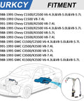 Diagram showing Electric Fuel Pump For Chevy And GMC C K Trucks 1988 1989 1990 1991 1992 1993 1994 1995 V8 7.4L 5.0L 5.7L And V6 4.3L Plug And Play OEM Replacement Module Assembly E3621S installed in vehicle.