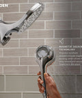 Engage Magnetix Six Function Detachable Handheld Showerhead With Magnetic Docking System, Spot Resistant Brushed Nickel Finish