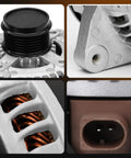 Close-up of Alternator For Toyota Corolla 2014 To 2019 1.8L L4 125Amp 12V CW 6 Groove Pulley Replacement Drop In Direct Fit