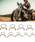 Ultimate 65 Manganese Steel Spring Clips And Hose Clamp Assortment Kit With 345 Pieces In 9 Sizes Perfect For Fixing Fuel Lines On Atvs Motorcycles And Snocyclers That Need A Solid Grip Without Breaking The Bank. 9 sizes spring hose clamps for motorcycle fuel lines