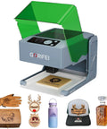 5W Portable Laser Engraver With Display Screen for Wood Acrylic Leather Wireless SD Card and Offline Engraving Deeplaser Self Developed System