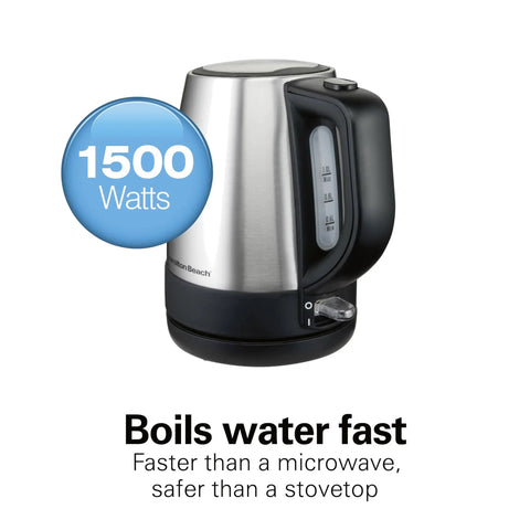 Electric Tea Kettle Cordless 1 L Water Boiler And Heater With Auto Shutoff And Boil Dry Protection Stainless Steel Fast Boil