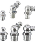 Grease Fittings Kit, 240-Piece SAE And Metric Zerk Fittings Set With 1/4 And 1/8 NPT, zinc plated steel fittings