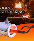 Propane Gas Forge With Single Burner Built Beefy Hot Up To 2600F Blacksmithing Forge For Knife Making And Farrier Work