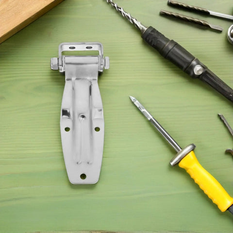 Heavy Duty Stainless Steel Side Door Hinge For Refrigerated And Box Trucks Weather Resistant Built Tough For Marine Use And Long Haul Logistics Universal Fit For Easy Installation On Multiple Truck Models, stainless steel hinge with drill tools