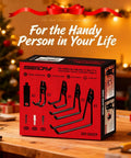 Heavy Duty Garage Tool Hook Set, 15-Piece Wall Mount Organizer box on festive background