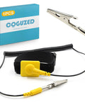Anti Static Wrist Strap 11 Inch Adjustable ESD Wristband With Grounding Clip For Electronics And PC Building, Comfortable Anti Static Wristband Fit 6 To 8.5 Inch Wrists, Alligator Clip Included with packaging