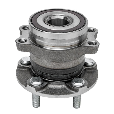 Rear Wheel Bearing And Hub Assembly With 5 Lug For Subaru Forester 2014 2018, Impreza 2012 2021, Crosstrek 2016 2021, XV Crosstrek 2013 2015 Replacement Durable OEM Comparable Wheel Hub, close-up view