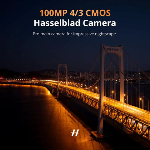 Nighttime bridge captured by Mavic 4 Pro 512GB Creator Bundle For Creators With 2 Year Warranty RC Pro 2 Drone Featuring 100MP Hasselblad Tri Camera
