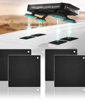 Magnetic Roof Mount Pads Kit for Cars, Trucks and SUVs, Heavy Duty Aluminum Roof Ready, 4 Pack With Double Sided Adhesive