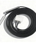 Ice Maker Temperature Sensor Probe Replacement Model 11-0515-21 For Scotsman Ice Machines Built To Last With Steady Temperature Readings Easy Install Premium Materials Keeps Ice Consistent, black cable with stainless probe and white connector
