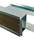 Return Air Pathways 14x8 Retrofit Transfer Grille For Home HVAC Upgrade metal frame and baffle structure detail