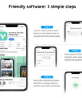 Vicohome Security Camera App setup steps for Wireless Outdoor Security Cam With Solar Power And Built In 5200mAh Battery AI Motion Detection