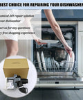 Dishwasher Circulation Pump Motor Assembly Replacement Parts Fits W10529163 W10885542 W10864037 W10816492 With Plug And Play Install And Reliable Performance For Most Models. dishwasher pump in box