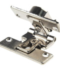 180 Degree Self Supporting Concealed Folding Hinge Set For Cabinets And Folding Tables Zinc Alloy Hardware Silver Finish angle view
