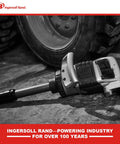 Cordless Pneumatic Impact Wrench With Six Inch Extended Anvil And Dual Handles Delivers Big Torque 5250 RPM Heavy Duty Build