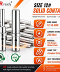 Deutsch Connector Kit With DTP 2 And 4 Pin Waterproof Automotive Plug Set, solid contacts 12-16 AWG wire range details
