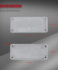 1590A Diecast Aluminum Guitar Pedal Enclosure Stomp Box Case Unfinished 92x38x31mm DIY Effects Box With Mounting Screws