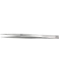 Rock Solid Stainless Steel Lab Tweezers Featuring Straight Slender Fine Point Forceps with precision gripping for tight spots.