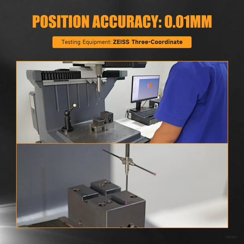 Precision testing of BMT55/C8020 CNC Lathe Tool Turret Block for Doosan and compatible lathes using ZEISS equipment