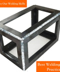 Beginner Friendly Welding Practice Coupons Set 12 Pcs 3x5 2x4 3x3 And 2x2 Inch Made From 11 Gauge Premium Mild Steel