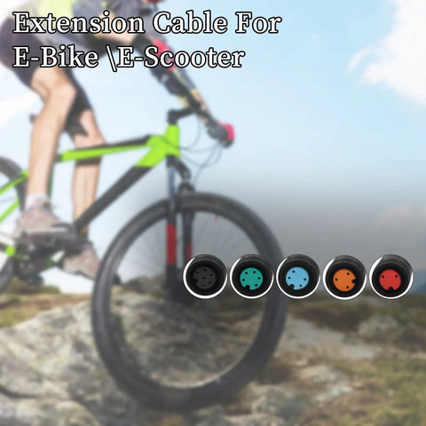 Waterproof Ebike Extension Cable 2Pin 3Pin 4Pin 5Pin 6Pin 120cm Length With Male And Female Connectors DIY Plug And Play Wiring Kit For Throttle Motor Brakes Lights Display And Ebrake