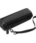 Grab And Go Slim Semi Hard Zipper Case For FLIR One Edge Pro 160x120 IR Camera with wrist strap, shown closed and durable