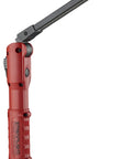 Side view of Stinger Switchblade 800 Lumen Rechargeable Multi Function LED Work Light With Color Rite Technology Five Modes in red