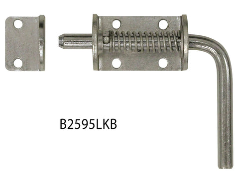 Heavy Duty 1/2 Inch Spring Loaded Latch Pin 4 Pack For Trailer Gates And Cargo Doors Rock Solid Knockout Grip With Lockable Open Position Built Tough For Rough Roads And Zero Hassle Setup