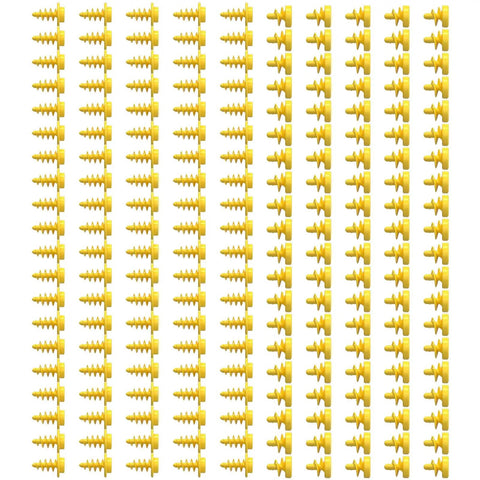 Game Changer Pack Of 200 Educational Construction Screws Set For Kids And Teens Building Kit featuring 200 yellow screws.